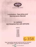 General Pneumatics-General Pneumatics TK, Air Dryers Install - Operations Maint & Parts Manual 1956-SCFM-TK Series-TK175-01